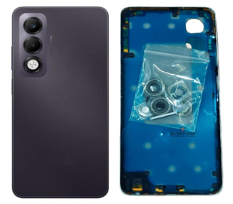 Oppo K13x 5G Full Body Housing Replacement Back Frame Middle Chassis with Side Keys – Pink, Black & White